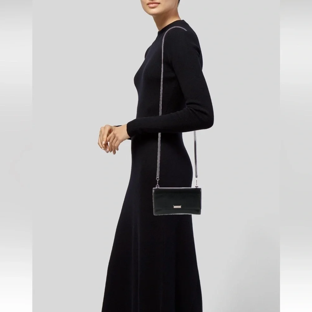 Kate Spade New York Black Patent Leather Crossbody Bag
